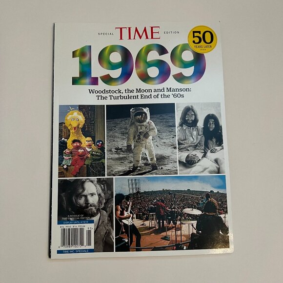 TIME MAGAZINE SPECIAL EDITION 1969: Woodstock, The Moon, and Manson 50 Years - Picture 1 of 4